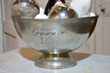 Large vintage Lanson champagne bucket / wine cooler