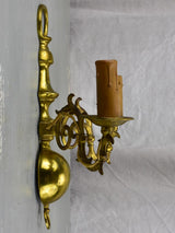 French brass wall-mounted light fixtures