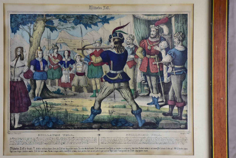 Antique William Tell prints 25 ½'' x 30 ¼''