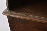 Nightstand Louis XV w/ cut outs - walnut