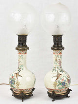 Stunning Antique Napoleon III Porcelain Lamps