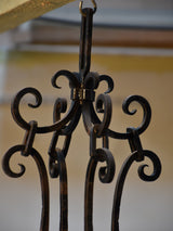 Vintage wrought iron French lustre