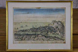 Antique French etching of Nice 20 ½'' x 15 ½''