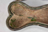 Old-world green clay terrine mold