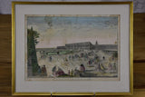 Antique French etching of The Palace of Versailles 15” x 19”