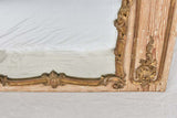 Very large rare 18th century Louis XV trumeau mirror 45¼" x 72¾"