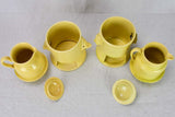 Vintage Louis XVI Yellow Ware Teapots