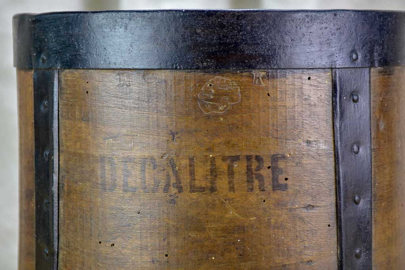 Antique French grain measure - decalitre 10¼"