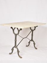 Vintage iron-based bistro table