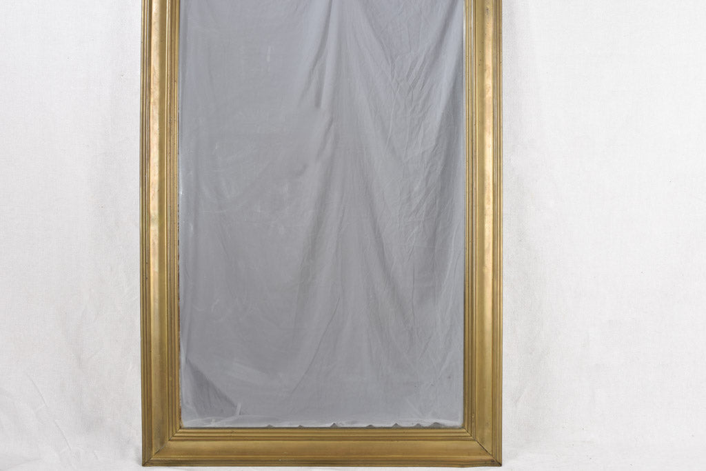 Rustic 19th-century French bistro mirror