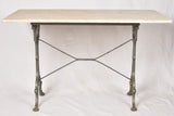 Elegant French marble and iron table