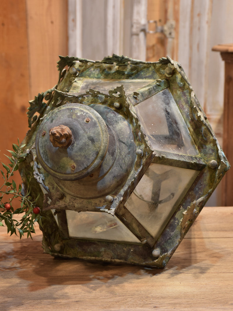 French lantern, large, 19th-century