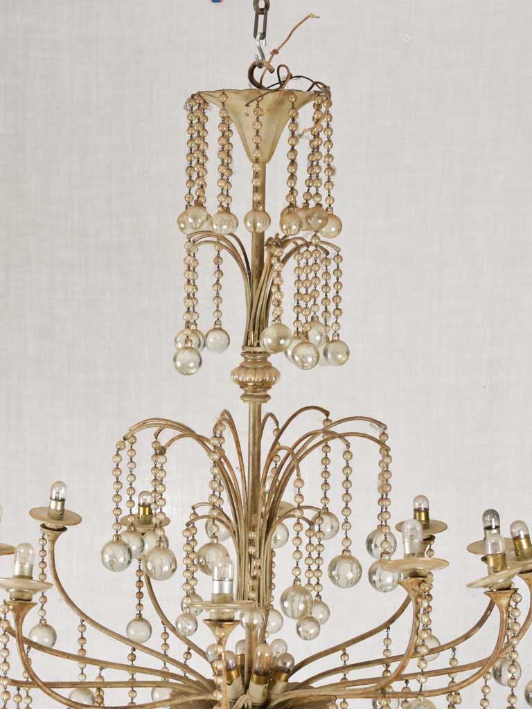 Vintage ornate French lighting fixture