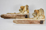 Pair of 18th century wall applique display brackets 18½"