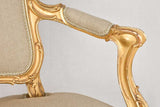 Restored Napoleon III Gilded Armchair