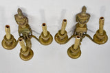 Pair of 19th century 3 light wall sconces 20¾"