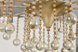 Distinctive antique French glass chandelier