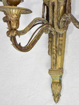 Pair of 19th century 3 light wall sconces 20¾"