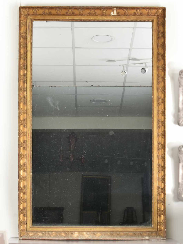 Large gilt Directoire mirror with two panes 46" x 73¾"