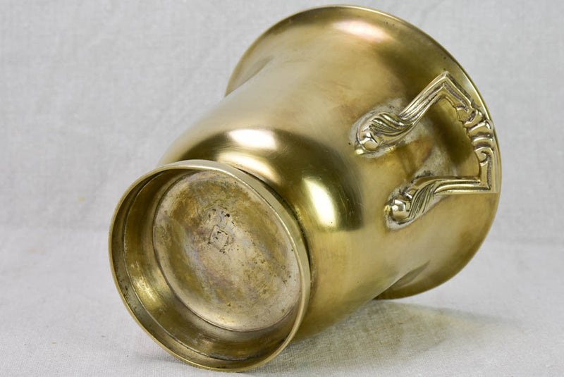 Elegant 1920's brass ice bucket