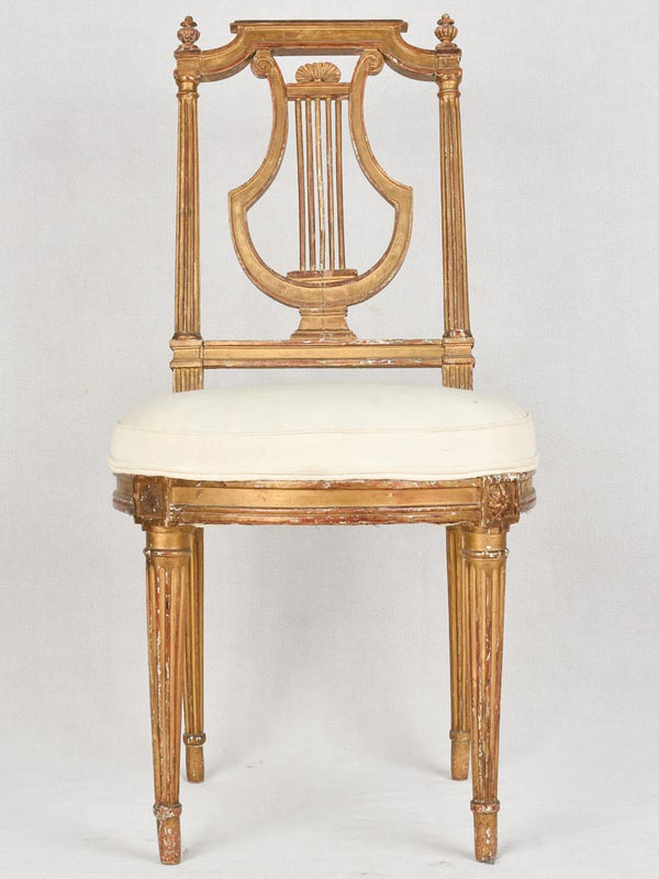 Louis XVI Lyre back chair
