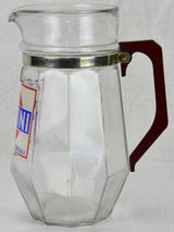 Early 20th Century Martini pitcher with Bakelite handle 8¼"