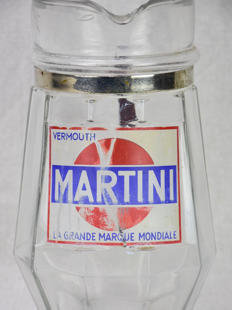 Early 20th Century Martini pitcher with Bakelite handle 8¼"