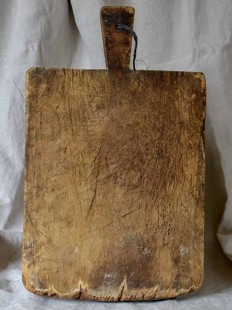 Large rustic worn antique French cutting board
