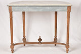 Original Carrara marble Louis XVI console