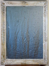 19th Century French mirror with white patina 33¾" x 25½"