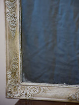19th Century French mirror with white patina 33¾" x 25½"