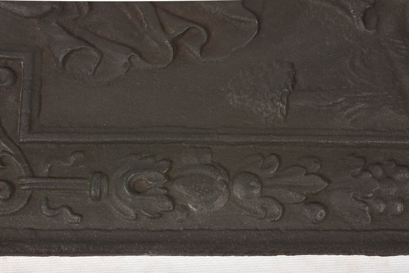 Cast iron decorative fireplace element