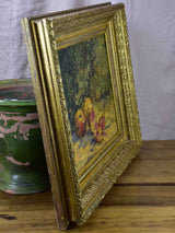 19th Century French still life painting - pomegranates, Ernest Honnorat 30 ¼'' x 25 ½''