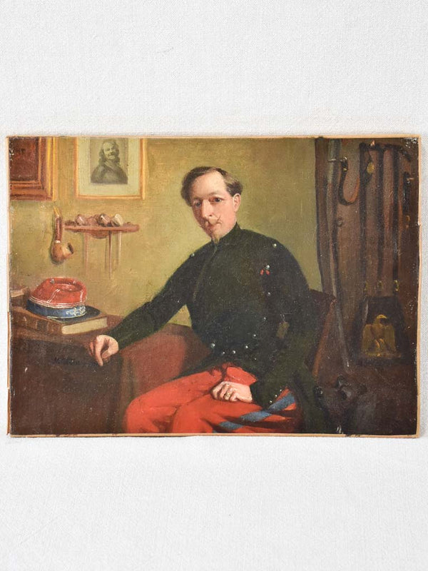 Historic signed military portrait Horace Vernet