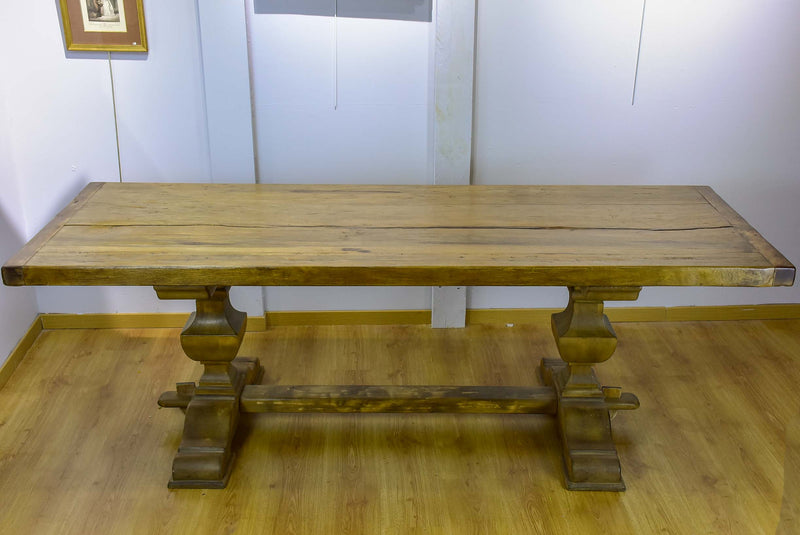 Large antique rustic French dining table