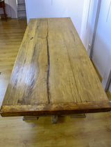Large antique rustic French dining table