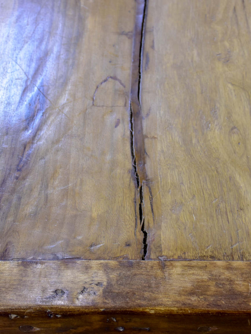 Large antique rustic French dining table