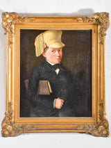 Elaborate Gold-hatted English Lord Portrait