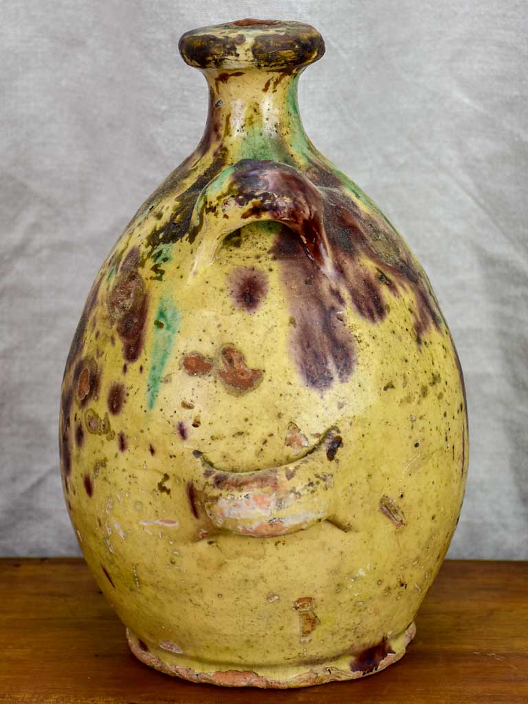 19th Century French conscience jug 11½"