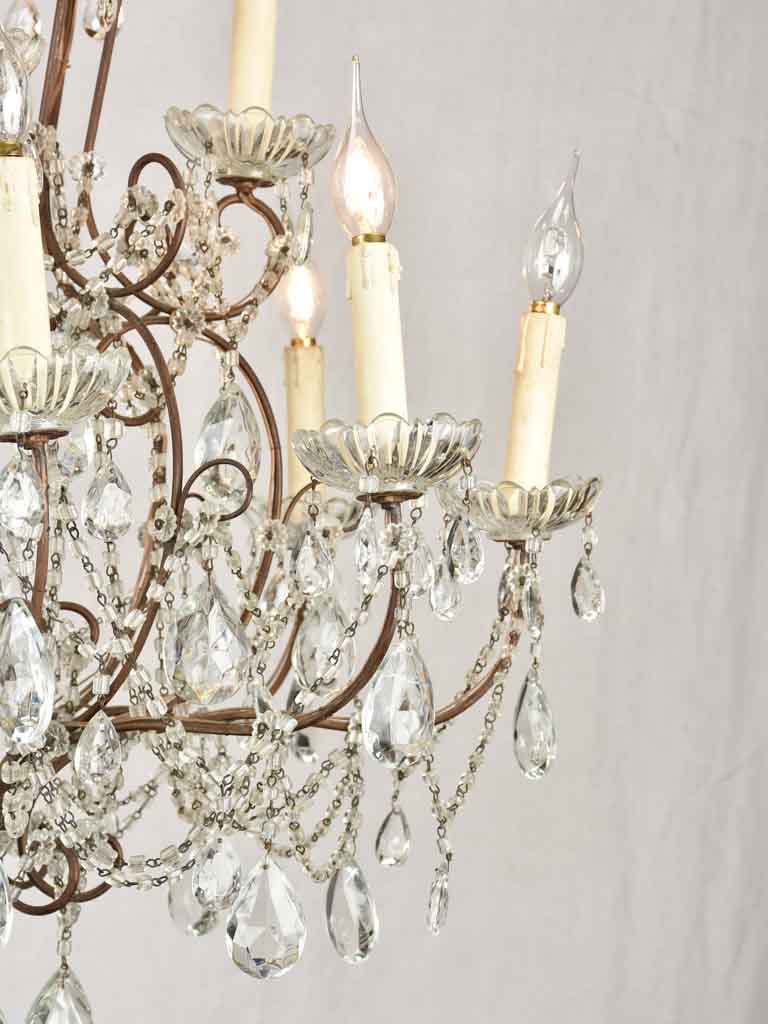 Antique Italian chandelier - 30¾" diameter