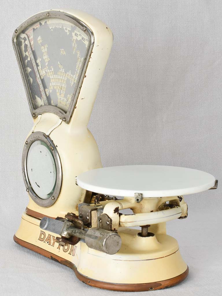 1950s Dayton épicerie weigh scales