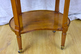 Antique French oval side table