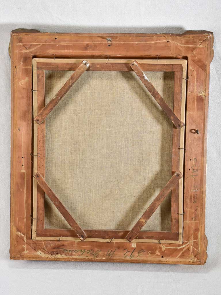 Intriguing Antique Oil Canvas Lord Portrait