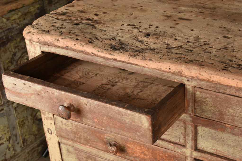 Early 1900s Pine Hardware Drawers
