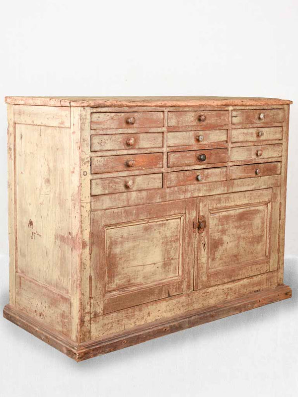 Antique French industrial drawers - 48½" wide