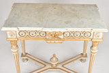 Louis XVI console with acanthus leaves