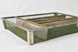 3 wire mesh cutlery trays from the 1950s. 13½"