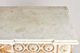French Louis XVI painted marble console