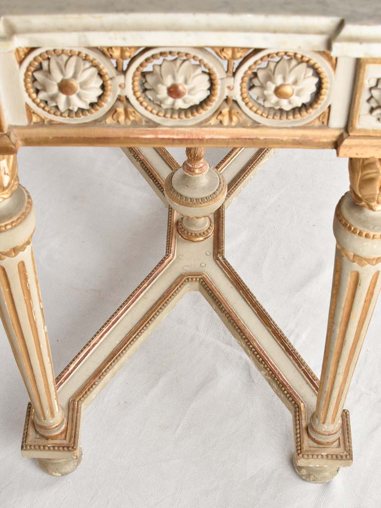 Original marble-topped Louis XVI console