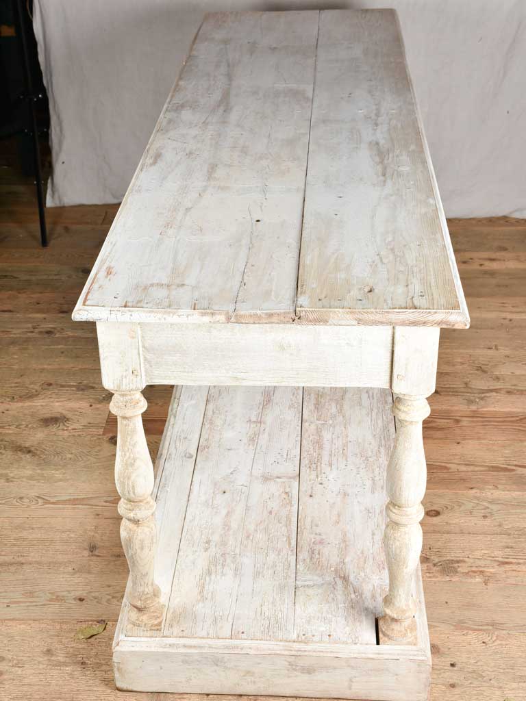 Antique French draper's table - 89¾"